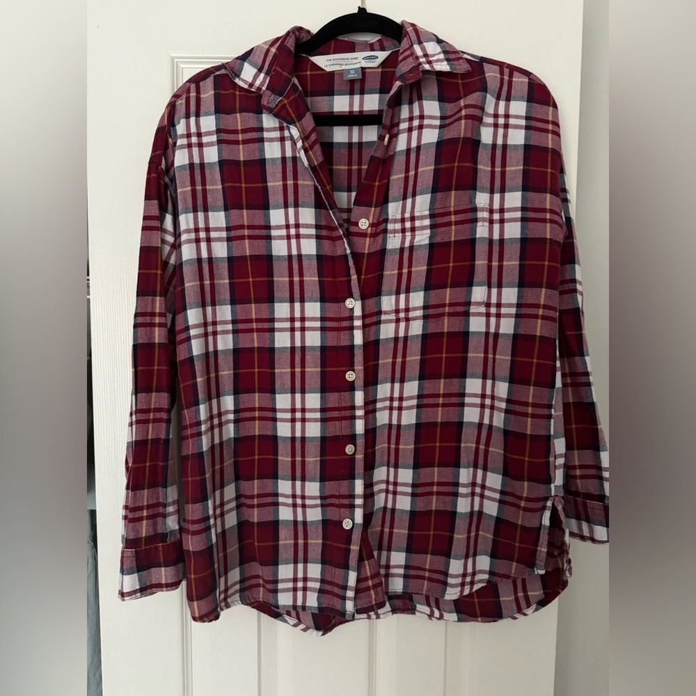 Plaid Button-Up Shirt - Old Navy